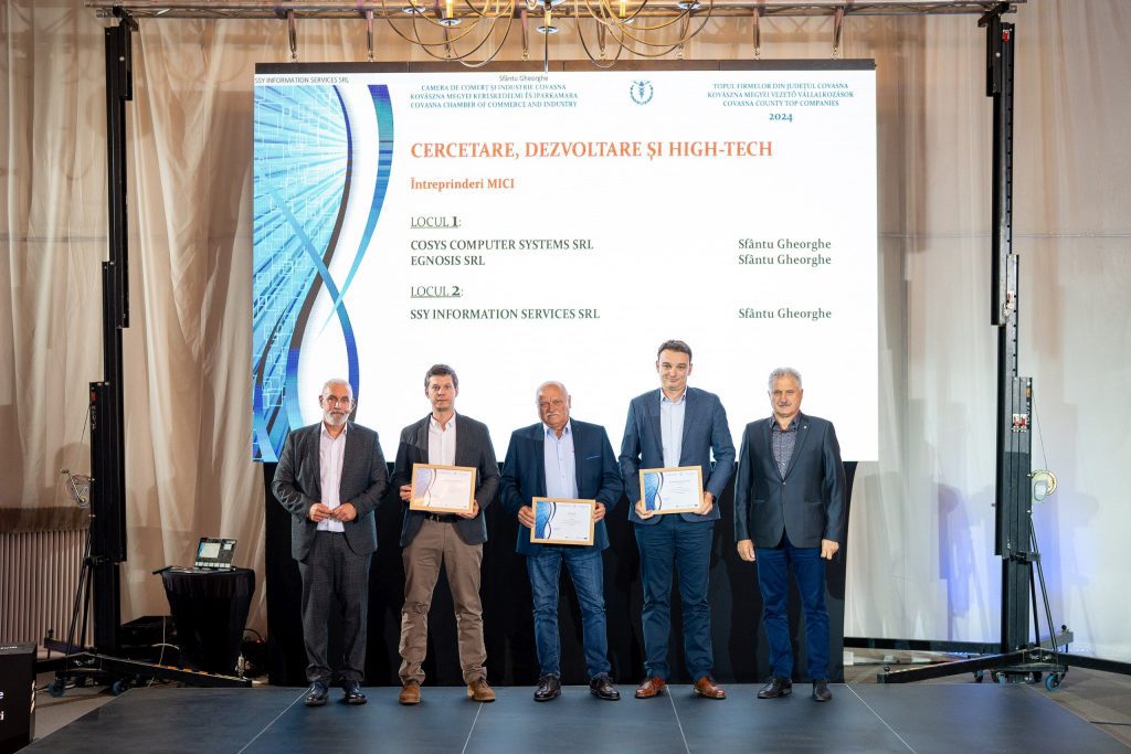 Egnosis once again won first place in the Small Business IT & High-Tech category